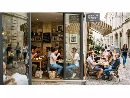 fonds de commerce salon de thé 35 m²