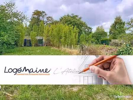 terrain 899 m² briollay