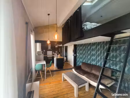 appartement meublé avec mezzanine à louer