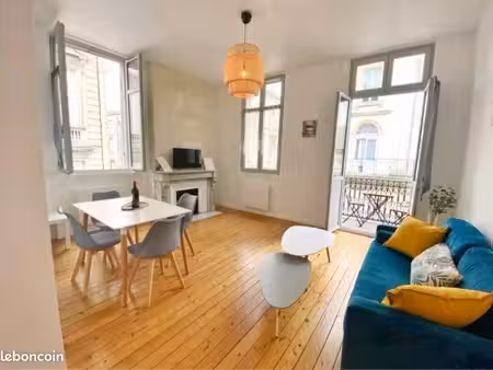 à louer – appartement t2 meublé refait à neuf – hypercentre libourne