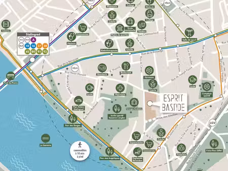 à louer t2 neuf 47 m² avec loggia 10 m² – bordeaux belvédère - dispo au 1er novembre