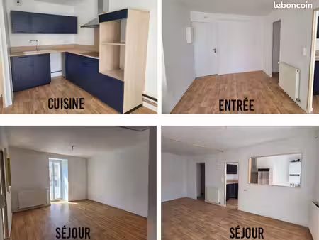 joli t2 rénové et lumineux de 68 m² - brives-charensac