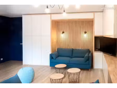 t2 de 48 m² à louer au mois  à 8 min de la plage  2 de la gare de la baule les pins  15 de