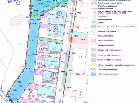 terrain 356 m² marzan