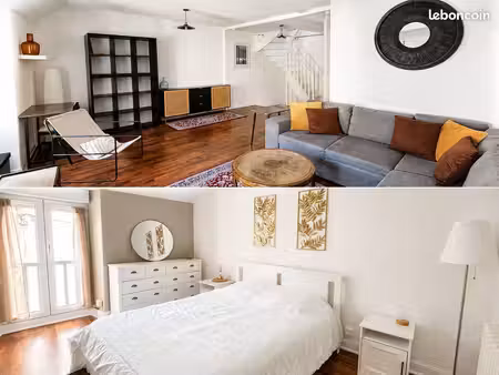 maison meublée 75 m² avec toit-terrasse et garage – cholet centre