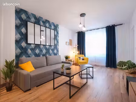 appartement f3 meublé - 51m2 - epernay (proche gare)
