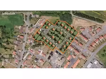terrain 406 m² montigny en ostrevent