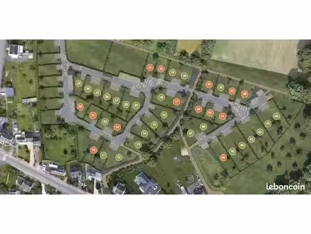 terrain à bâtir de 383 m² à riantec (56)