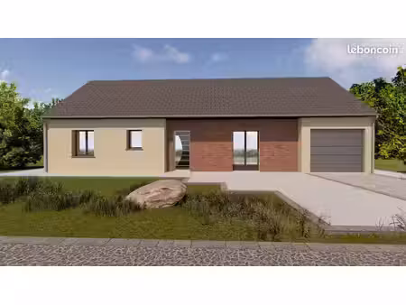 terrain 500 m² + maison ◊ 168 000 ⚪️ 109m²