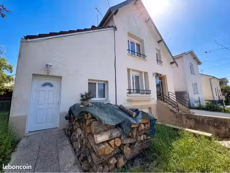 maison familiale 105 m² avec t2 indépendant loué – terrain 423 m² – chaumont