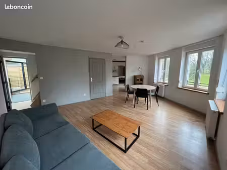 a louer – duplex t4 meublé de 90 m2 – tourcoing