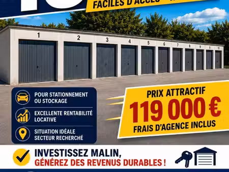 parking/box 10 pièces cambrai
