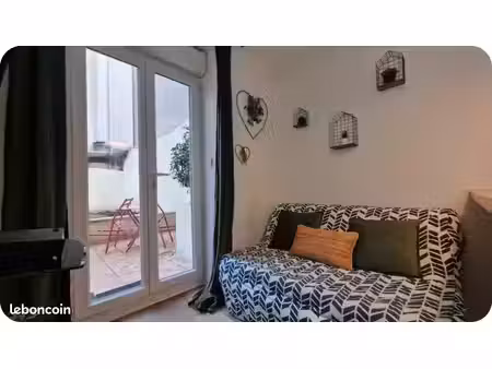 nancy jenane d'arc f2 meublé avec sa terrasse et jardin privatif 690 cc