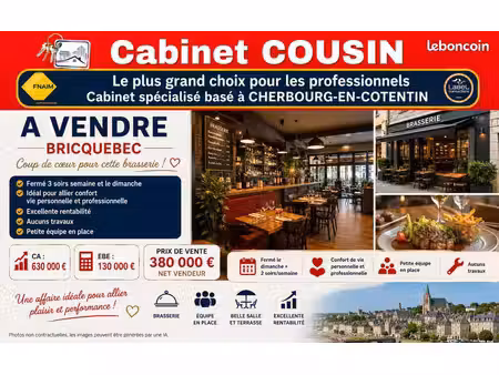 fonds de commerce bar 120 m²