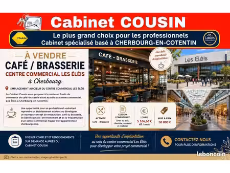 fonds de commerce restaurant cherbourg en cotentin