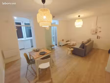 appartement t2 meublé et équipé - entièrement neuf