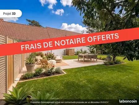 saint leu d'esserent : maison de pièces avec jardin