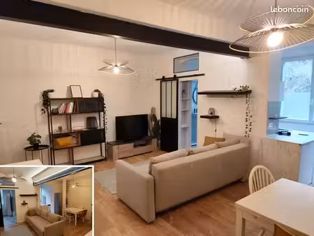 appartement t3 refait à neuf  meublé et équipé
