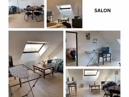 t2 meublé avec chambre – lumineux et clé en main