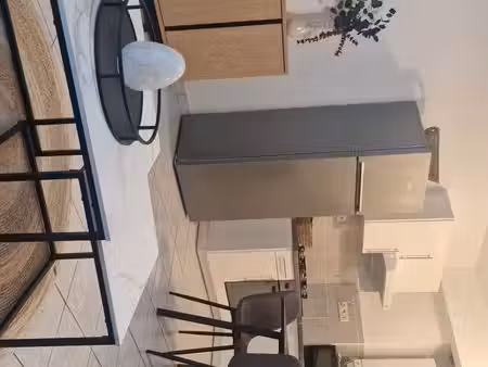 beau f2 meublé avec grand jardin+parking