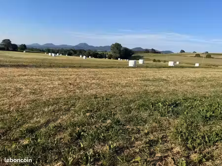 terrain à bâtir / constructible - 1000 m2 - vernines - vue imprenable sur la chaîne des pu