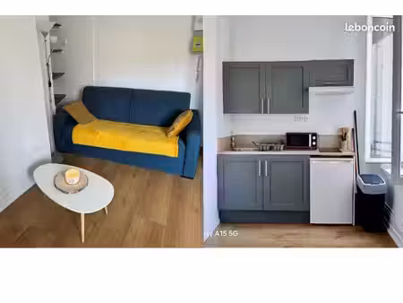 studio meublé 25m² + bureau – université / gare