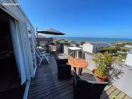 mobil-home vue mer panoramique