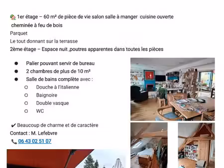 vend appartement dans maison de ville