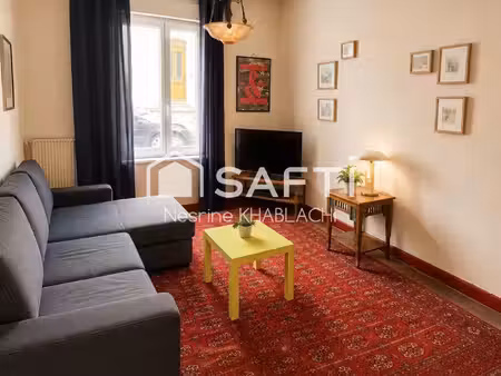 maison mitoyenne 70m2 2 ch. avec terrasse et jardin
