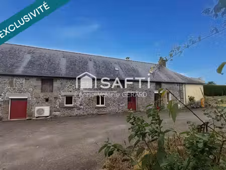 maison de plain pied 101m² en pierre+dépendances