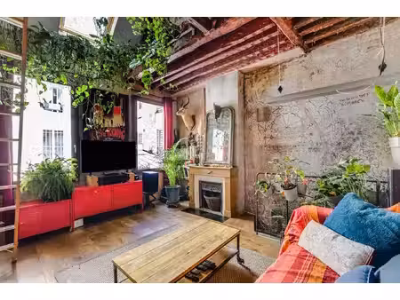 paris 20 : maison en copropriété de 58.95m² au sol