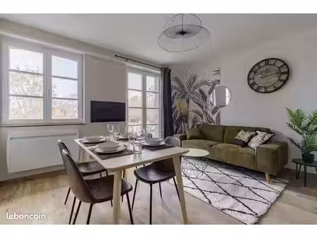 t2 meublé 42 m² avec balcon – proche centre-ville