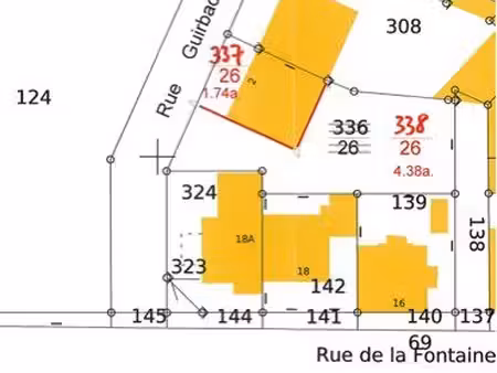 ? terrain à bâtir – hoenheim – 438 m²