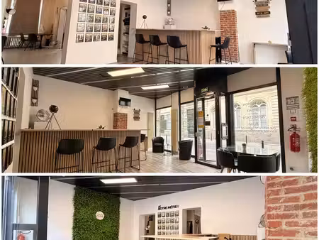 local commercial – 190 m² aménagés – rue du quesnoy  valenciennes