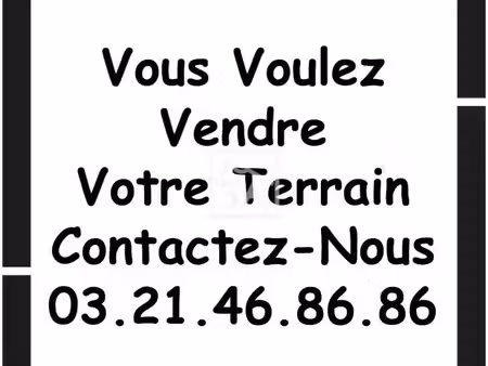 terrain 4 000 m² calais