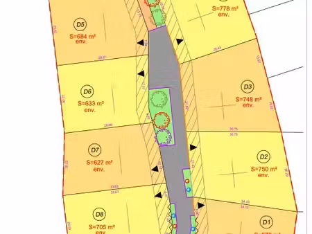 terrain 738 m² crissey
