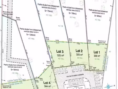 terrain 1 750 m² charnay les macon