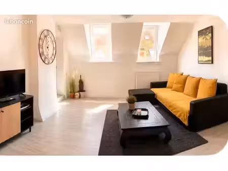 t3 meublé 54 m² – 2 chambres – entièrement rénové – le portel