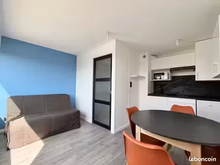 studio cabine meublé – 27 m² – entièrement rénové – hardelot-plage centre