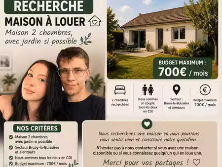recherche maison 2chambre