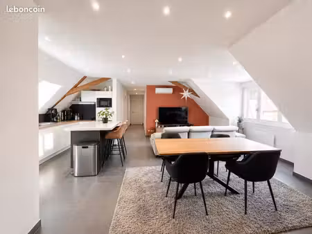 à louer – durningen | 3 pièces 92 m² | meublé | terrasse 12 m² | garage double