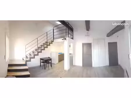 location appartement style loft et son garage
