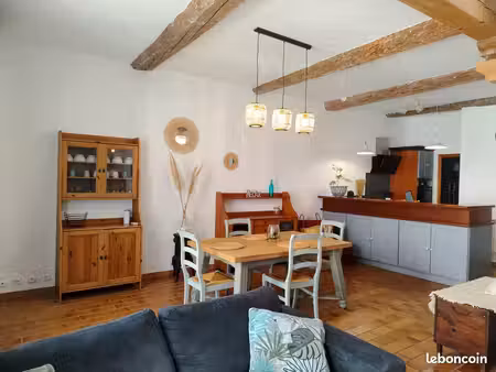 charmant t2 meublée à l'année de 66m2+cave de 20m2