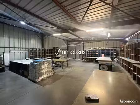 entrepôt 200 m² sallaumines