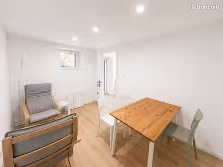 bureau 10m2 rénové et équipé - gare / petite france - calme