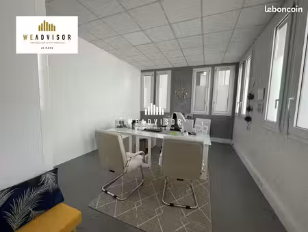 bureaux 101 m² le mans