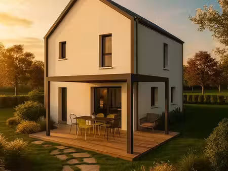 projet de construction d'une maison 80 m² avec terrain à parce-sur-sarthe (72)