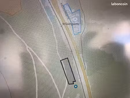 terrain 2558m2 zone naturel