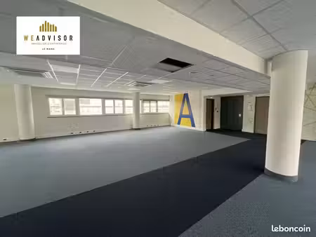 bureaux 218 m² le mans