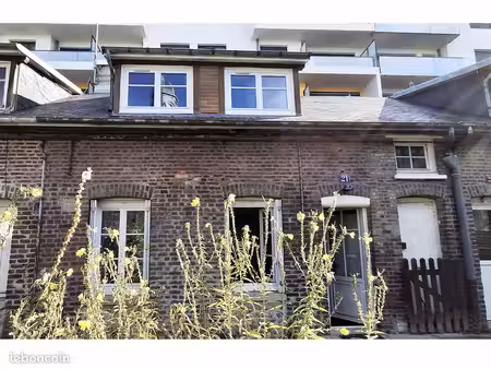 maison de ville avec jardin  rouen préfecture  65 m2  1 chambre possible 2